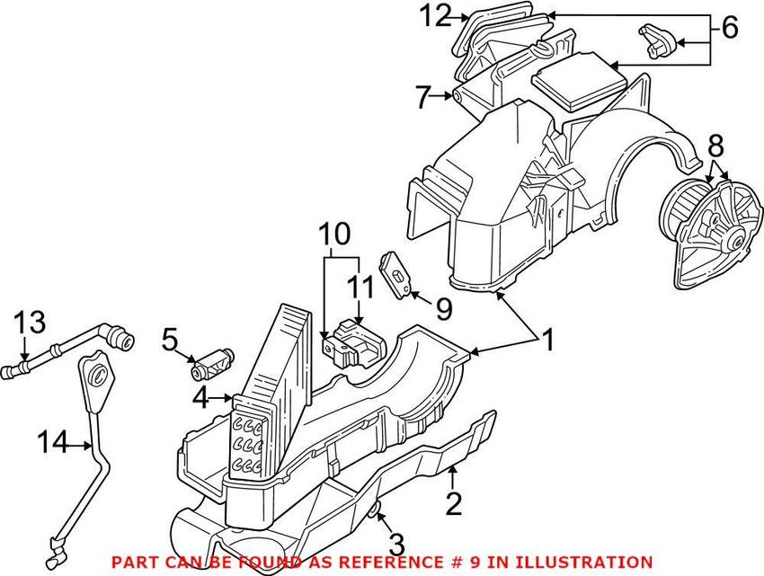 VW Blower Motor Regulator 701959263A